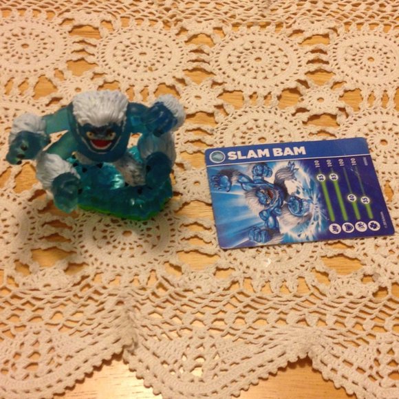 Skylanders Spyro's Adventure Slam Bam figure and collector's card - Picture 1 of 10